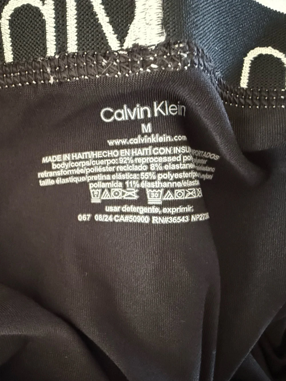 Calvin Klein Black Boxer Briefs - 2 pair